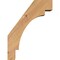 Ekena Millwork 5 1/2"W x 12"D x 16"H Merced Smooth Knee Brace, Western Red Cedar BRC06X12X16MRC00SWR - alternate 4